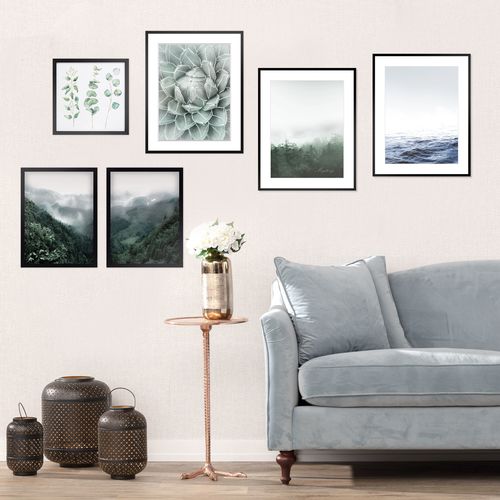 jak rozmieszczać i komponować ze sobą r&oacute;żne ramki i obrazy na ścianie 